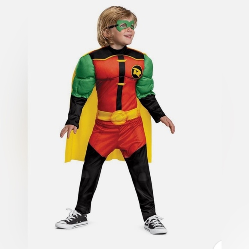 Disguise Boys DC Batwheels Robin Classic Muscle Halloween Costume Multicolor